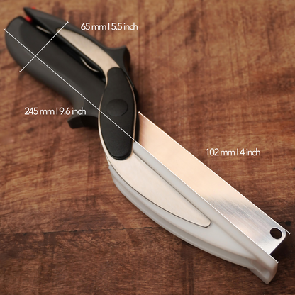SafeSlice™ - 2-in-1 Kitchen Cutter with Built-in Cutting Board